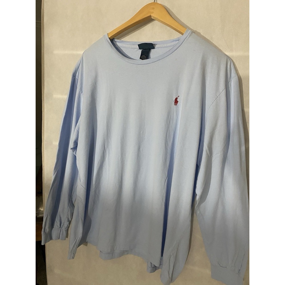 Polo Ralph Lauren Longsleeve‎ Shirt Men XL Light Blue